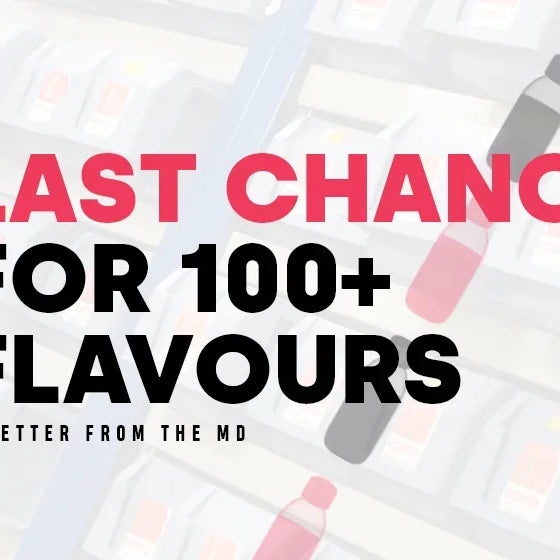 100+ Flavours Have Only 1 Day Left