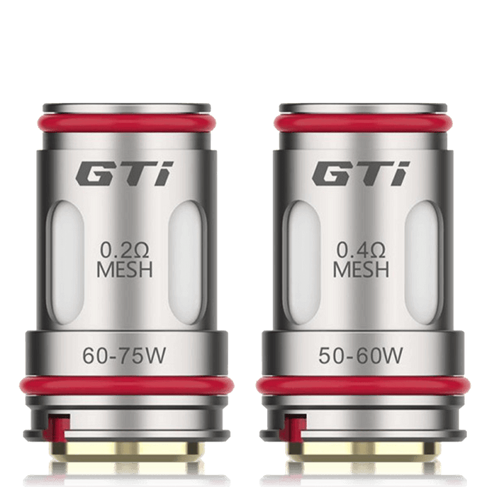 Vaporesso GTi Coils 0.2ohm and 0.4ohm Mesh, Sub Ohm Vaping, Rich Flavor, Quick Heating, E-liquid Compatible, 5 Pack