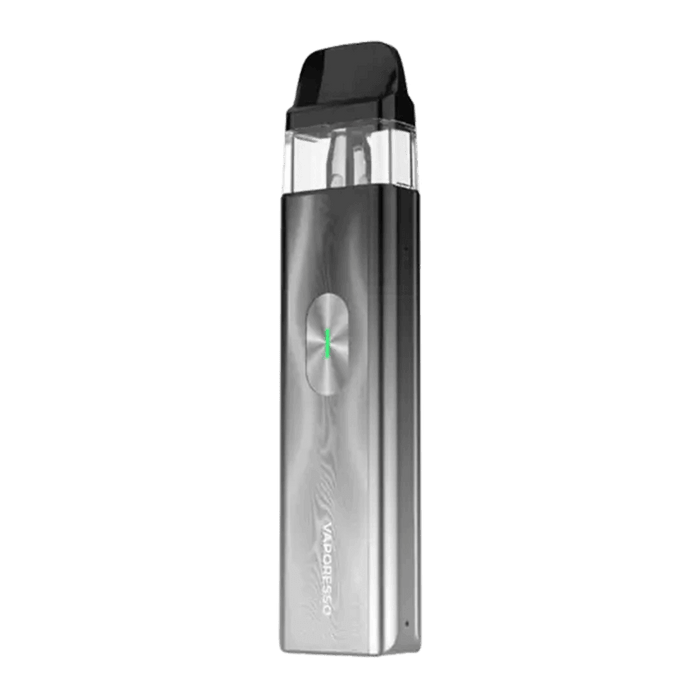 Vaporesso Xros 4 Mini Pod Kit with aluminum alloy body and powerful 1000mAh battery for lasting vaping experience.